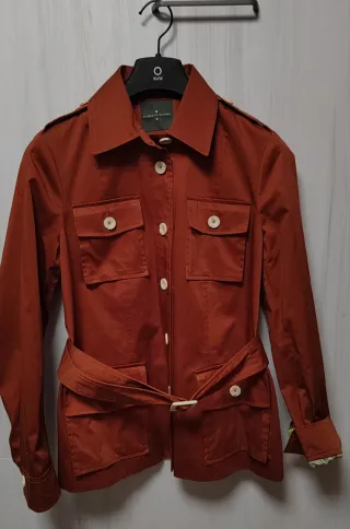 Trench Corto Roberto Verino color teja