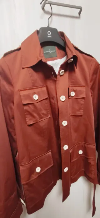 Trench Corto Roberto Verino color teja