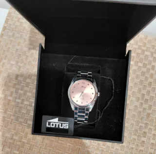 Reloj Lotus 18142/2 Mujer Rosa Plata