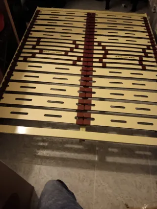 Somier metálico y de madera