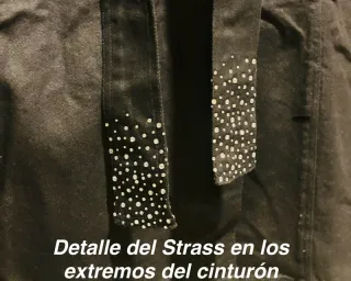 Abrigo Gabardina Negro encerado Caniche