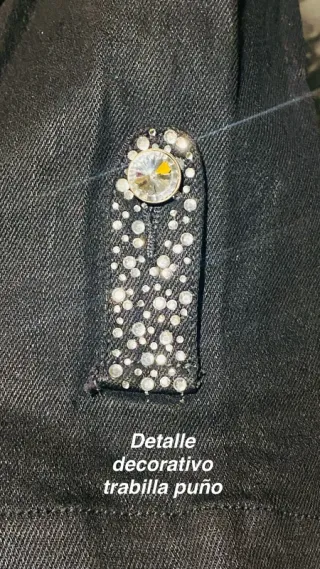 Abrigo Gabardina Negro encerado Caniche