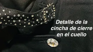 Abrigo Gabardina Negro encerado Caniche