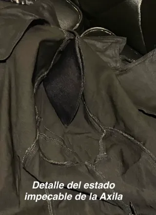 Abrigo Gabardina Negro encerado Caniche