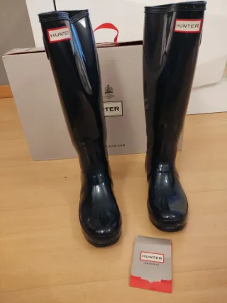Botas Hunter Gloss Navy Talla X