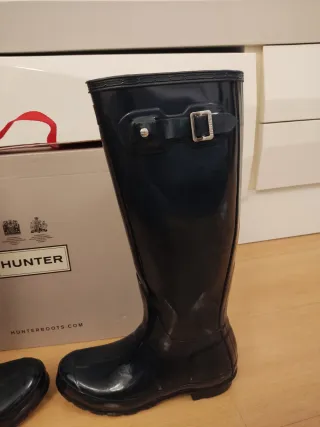 Botas Hunter Gloss Navy Talla X