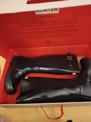 Botas Hunter Gloss Navy Talla X