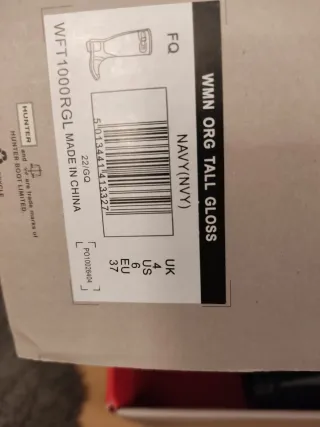 Botas Hunter Gloss Navy Talla X