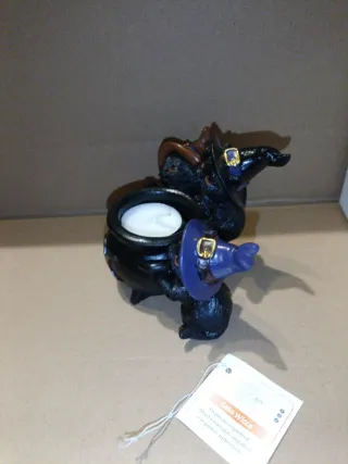 Portacandele Gatti Streghi Calderone Wicca SALDI!