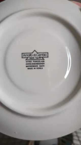 Juego de 6 tazas de porcelana