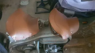 Lambretta LD 125 motor arranca