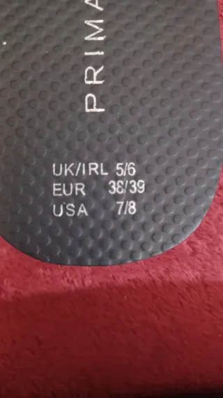 Chanclas negras Primark T39