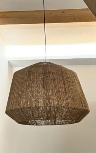 Lámpara grande Maison du Monde Rafia