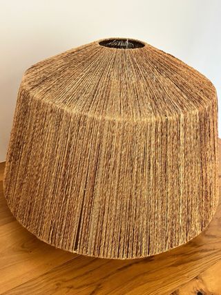 Lámpara grande Maison du Monde Rafia