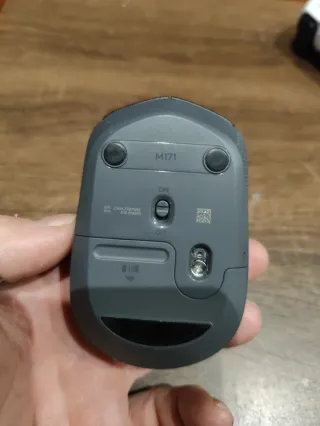 Ratón Logitech M171 Negro/Gris