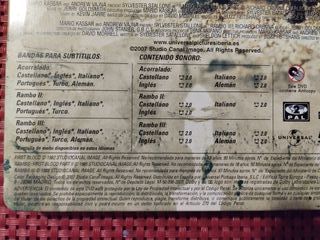 DVD Rambo La Trilogía Definitiva (3 Discos)