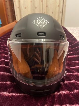 Casco Moto Ride&Sons Negro Mate