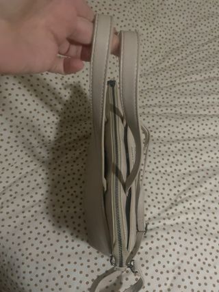 Bolso shopper maletín Devota & Lomba beige