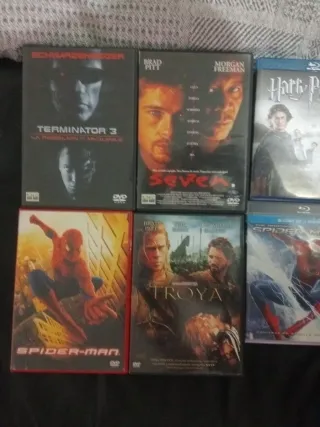 Lote 6 Películas Blu-ray y DVD