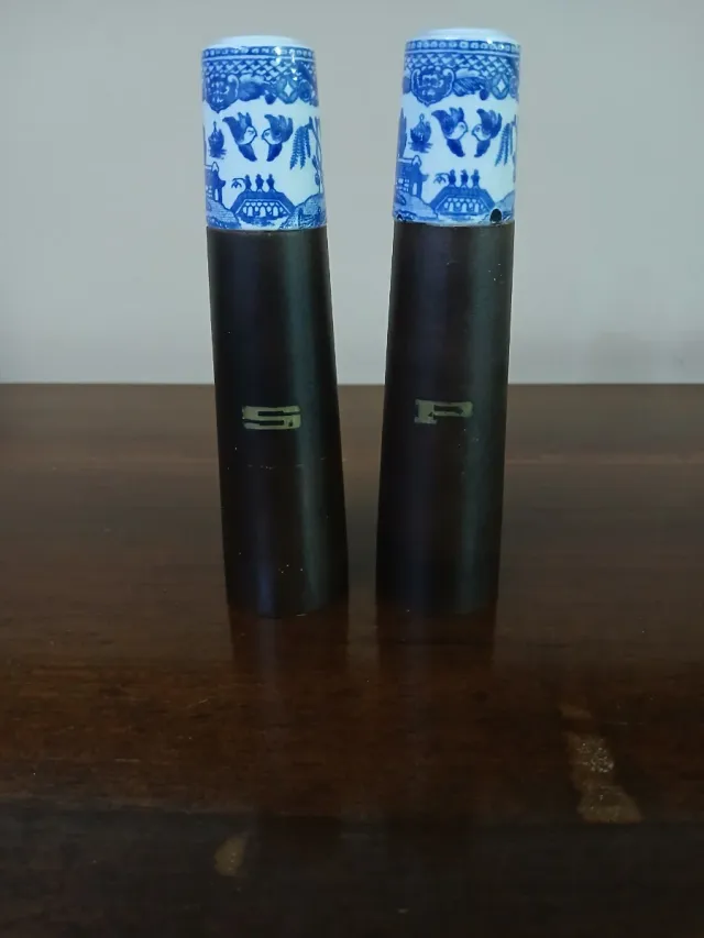 Set Sale e Pepe Vintage Porcellana e Legno