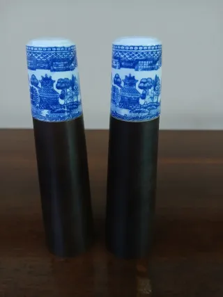 Set Sale e Pepe Vintage Porcellana e Legno