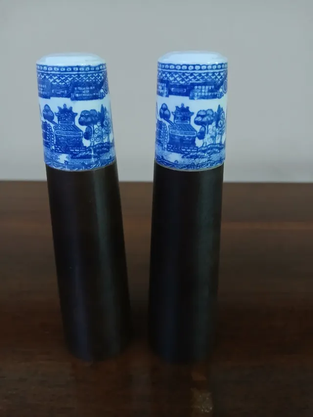 Set Sale e Pepe Vintage Porcellana e Legno