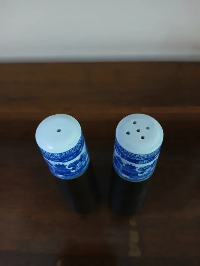 Set Sale e Pepe Vintage Porcellana e Legno