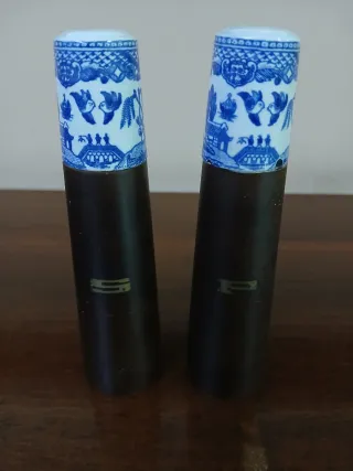 Set Sale e Pepe Vintage Porcellana e Legno