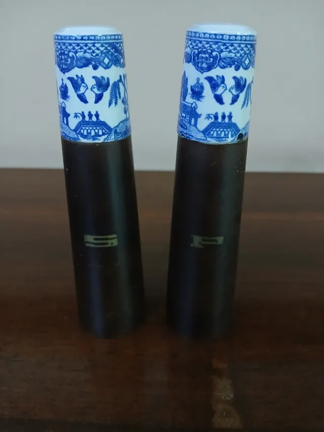 Set Sale e Pepe Vintage Porcellana e Legno