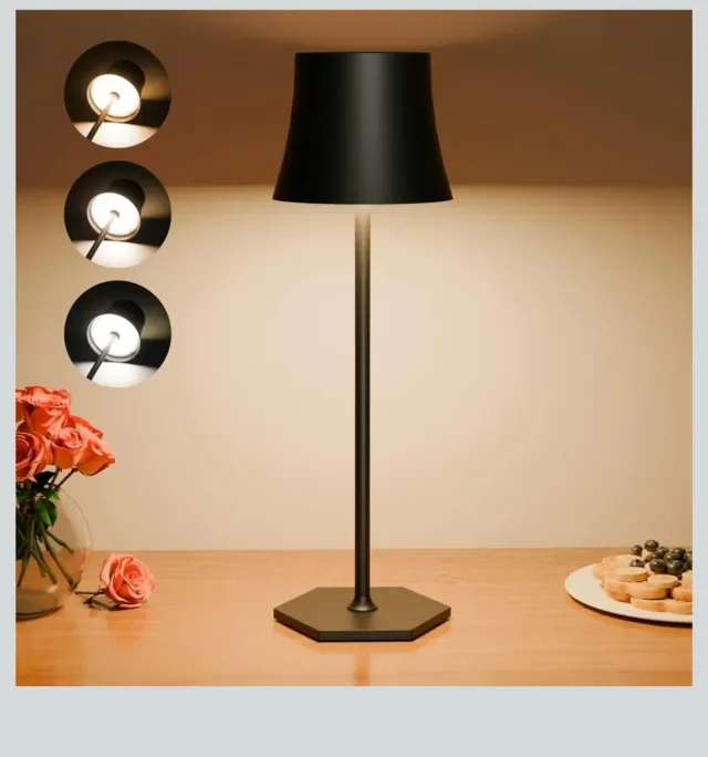 Lámpara Escritorio LED Tyonto Negra