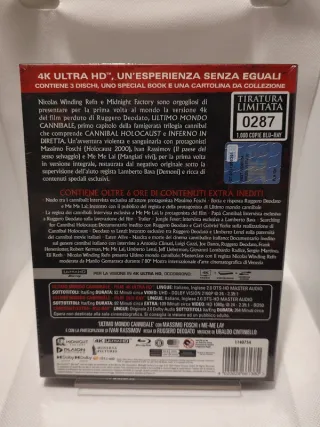 Ultimo Mondo Cannibale Limited Edition 4K UHD