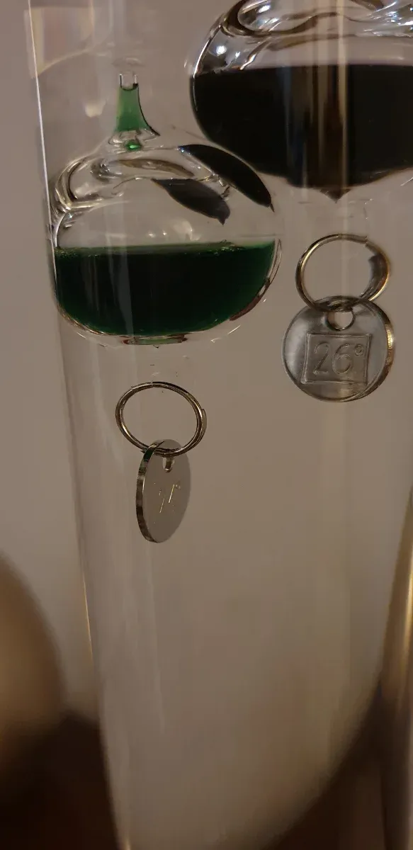 Termometro Galileo Vetro