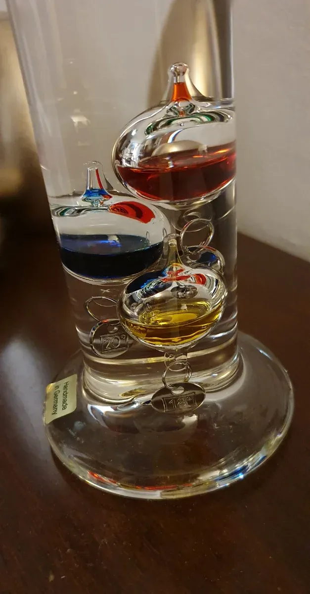 Termometro Galileo Vetro