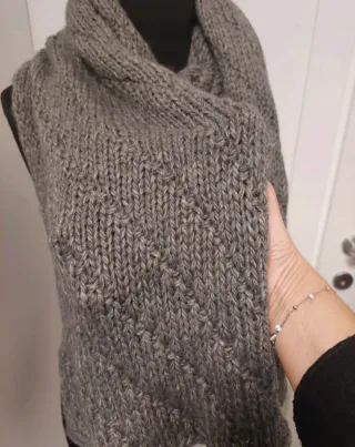 Sciarpa misto lana 38x140 cm