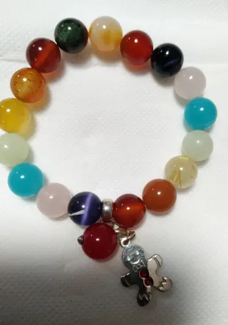 Pulsera 7 Chakras con Charm Plata 925