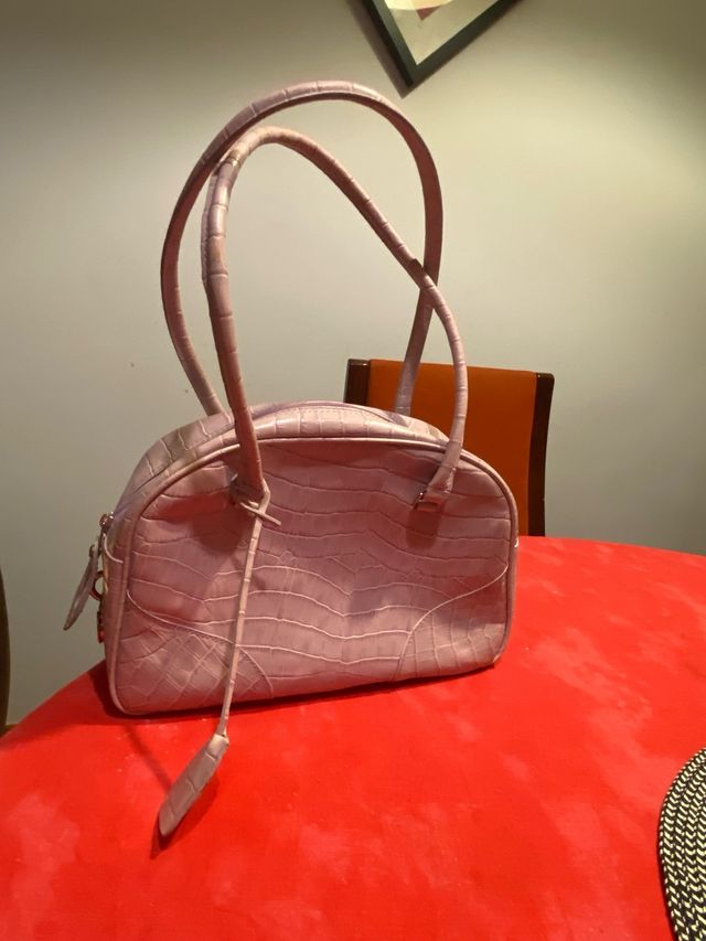 Bolso Lila Piel Sintética