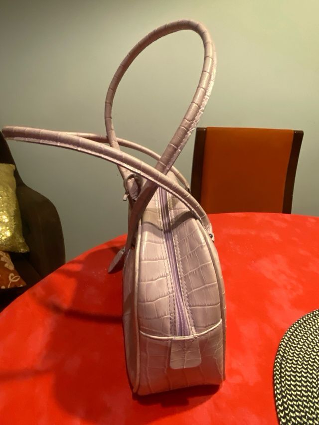Bolso Lila Piel Sintética