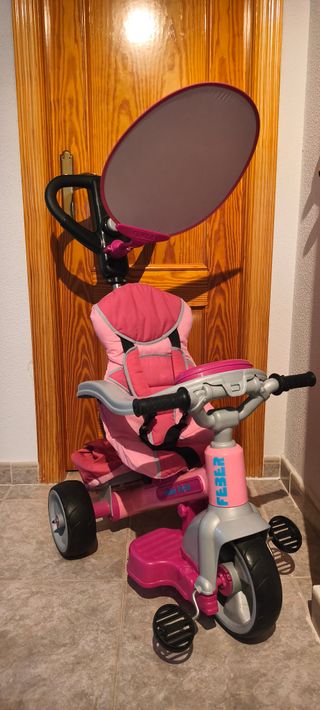 Triciclo Feber Evolutivo Rosa 1-4 años