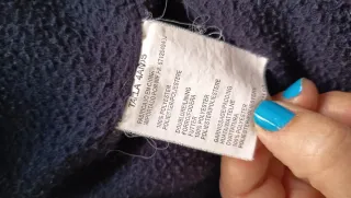 Chaleco acolchado niño azul y amarillo Talla 4 año