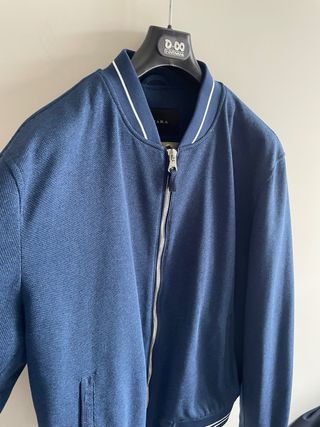 Giacca bomber blu navy Zara