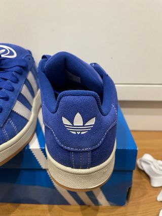 Zapatillas Adidas Campus Azul y Blanco