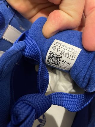 Zapatillas Adidas Campus Azul y Blanco