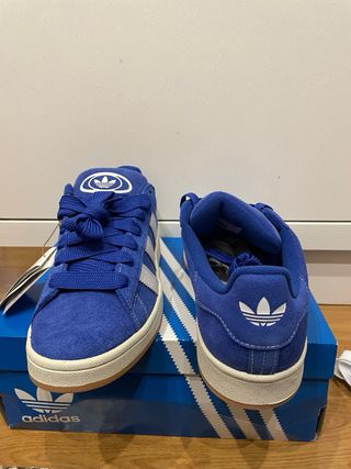 Zapatillas Adidas Campus Azul y Blanco
