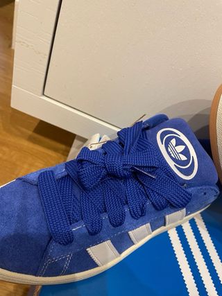 Zapatillas Adidas Campus Azul y Blanco