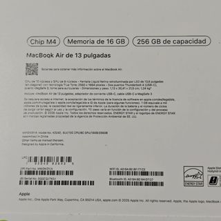 MacBook Air M4 256GB Nuevo