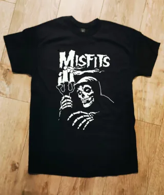 T-shirt nera vintage Misfits -Logo- Taglia S, M, L