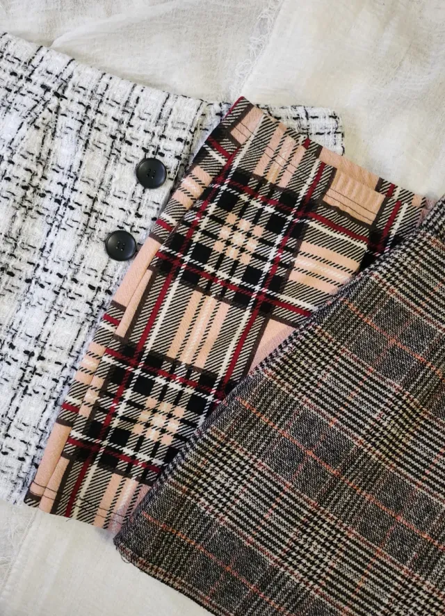 Set 3 gonne tubino fantasia