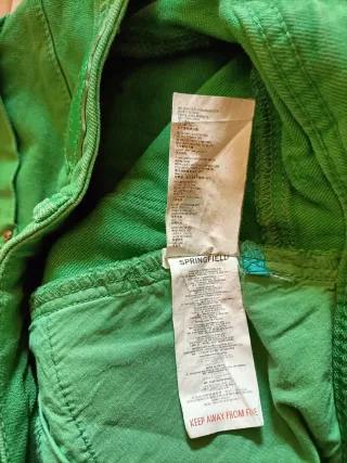 Vaqueros Springfield verdes mujer talla 36