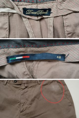 Pantaloni Uomo Taglia 48 David Brown