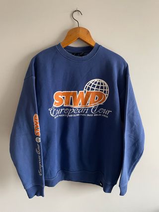 Felpa Oversize Pull&Bear blu